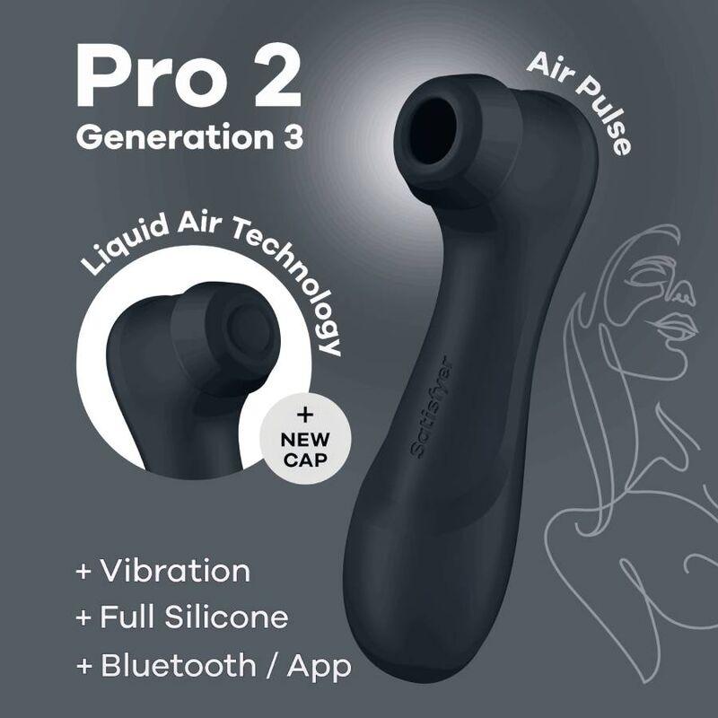 satisfyer pro 2 generacion 3 wine rosso bluetooth e app