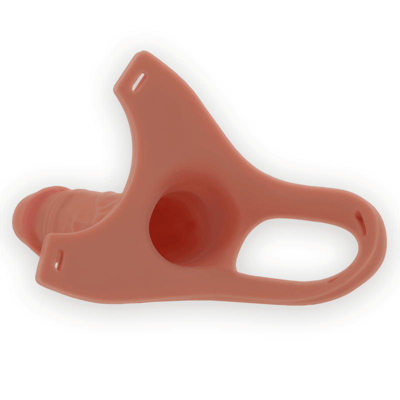 intense imbracatura cava con dildo in silicone 16 x 3 5 cm