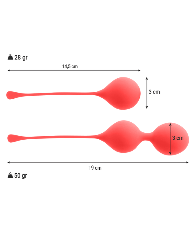 intense pack palle kegel kendall rosso