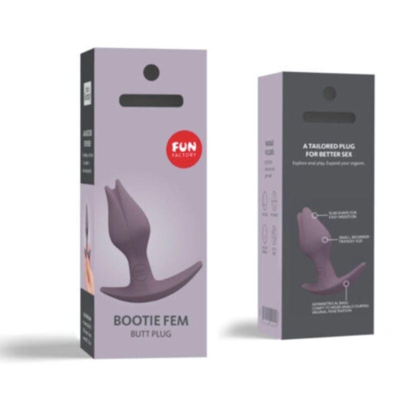 fun factory bootie fem femminile butt anal plug dark taup