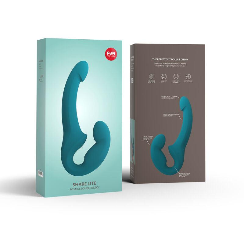 fun factory share lite doppio dildo deep sea blu