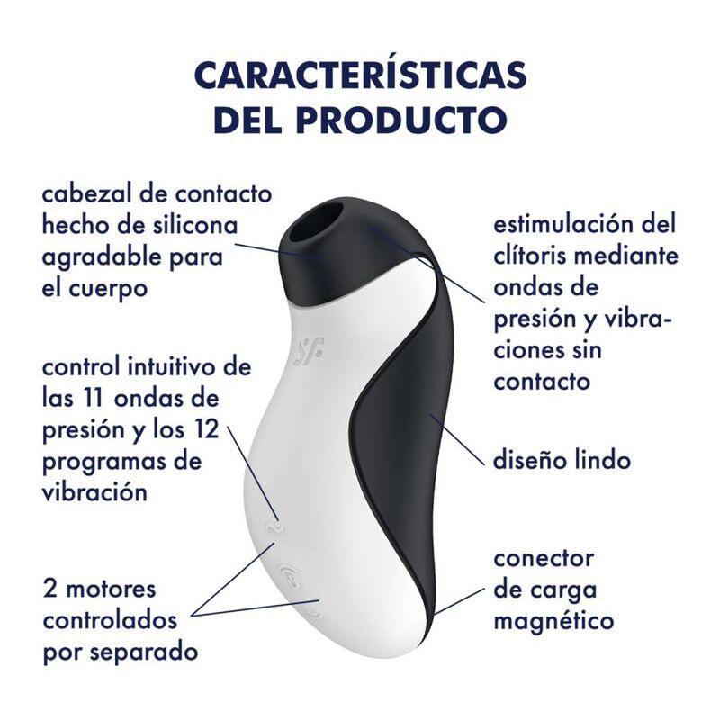 satisfyer stimolatore orca air pulse vibrazione