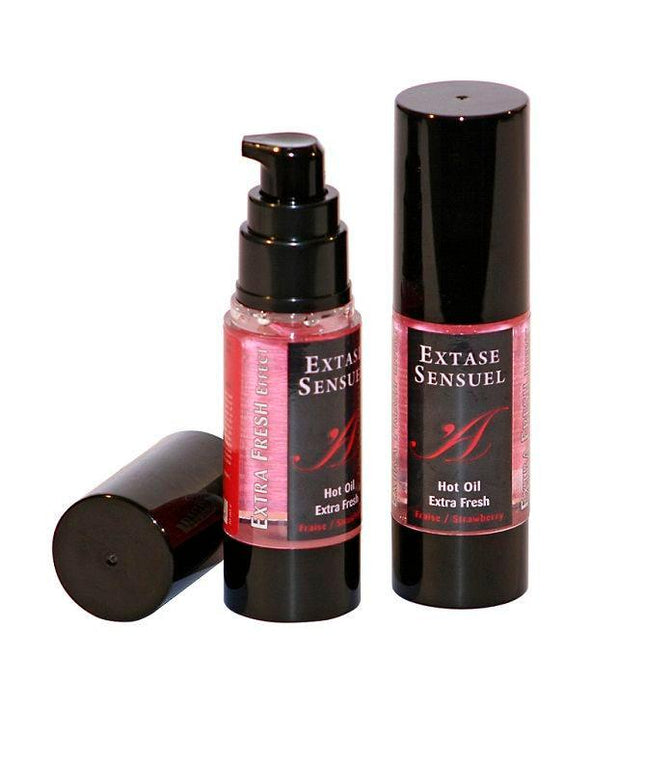 EXTASE SENSUAL - OLIO DA MASSAGGIO CON EFFETTO FRAGOLA EXTRA FRESCO 30 ML - Only Vibes
