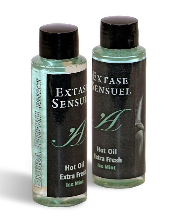 EXTASE SENSUAL - OLIO DA MASSAGGIO CON EFFETTO GHIACCIO EXTRA FRESCO 100 ML - Only Vibes