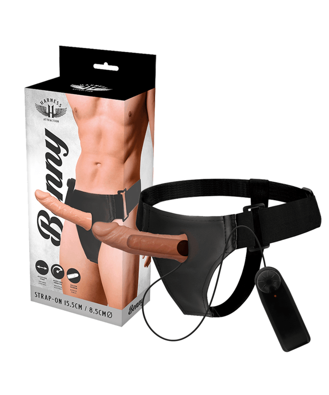 harness attraction rnes hollow benny con vibratore 15 cm o 4 5 cm