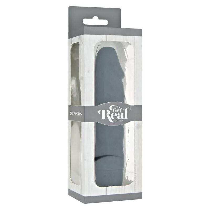 get real mini vibratore classico nero