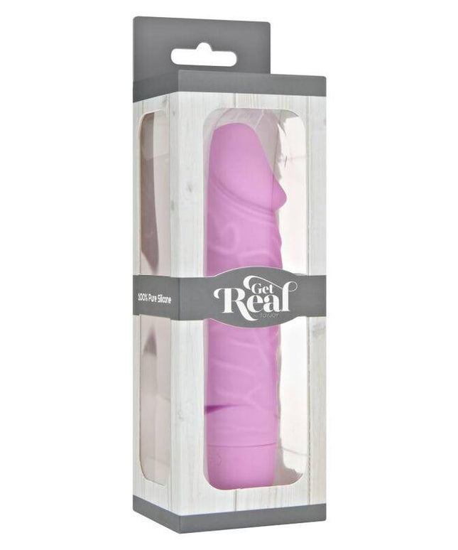 get real mini vibratore classico rosa