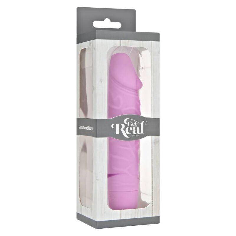 get real mini vibratore classico rosa