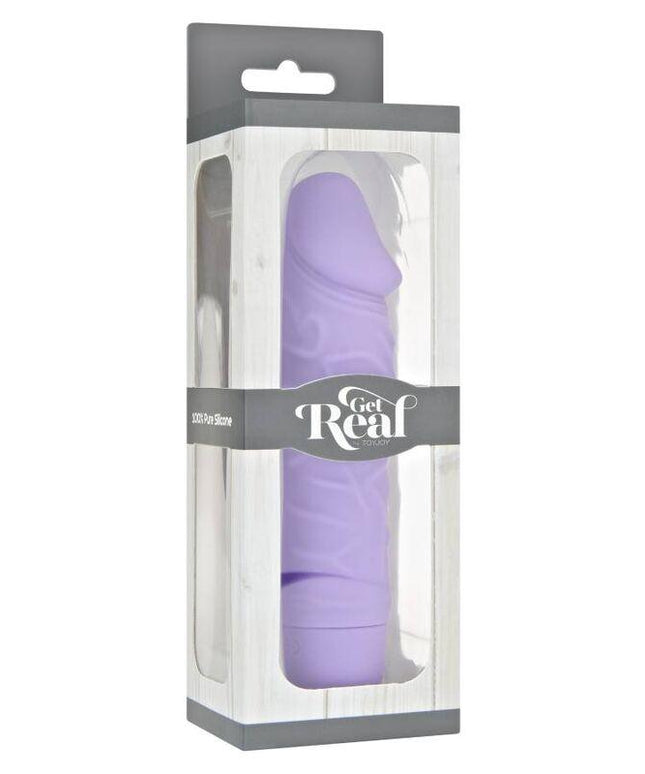 get real mini vibratore classico viola