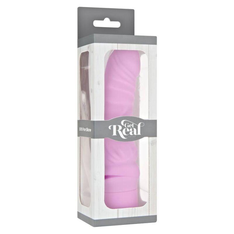 get real mini vibratore classico g spot rosa