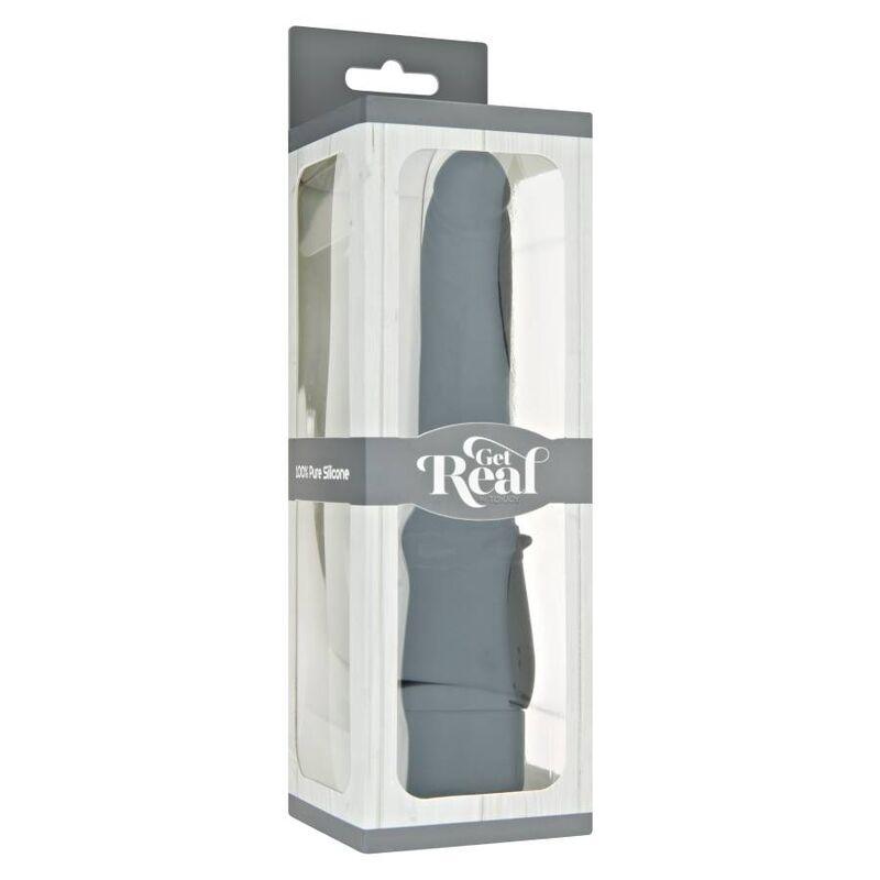 get real vibratore liscio classico nero