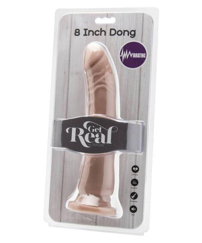 get real pelle vibrante dong 20 5 cm
