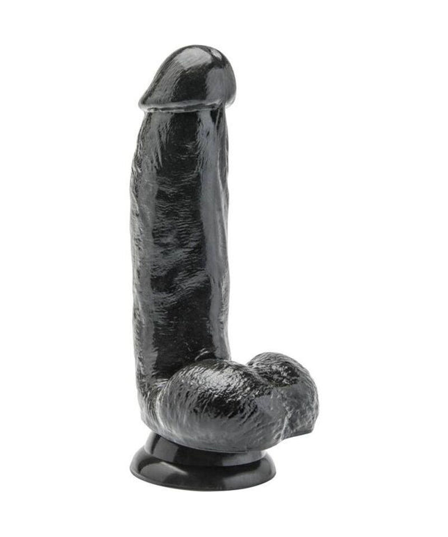 get real dildo 12 cm con sfere nero