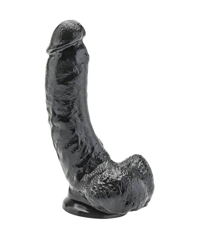 get real dildo 20 5 cm con sfere nero