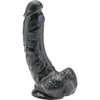 get real dildo 20 5 cm con sfere nero