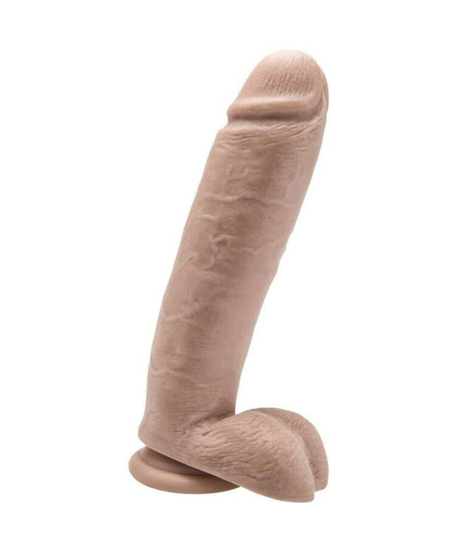 get real dildo 25 5 cm con palle di pelle