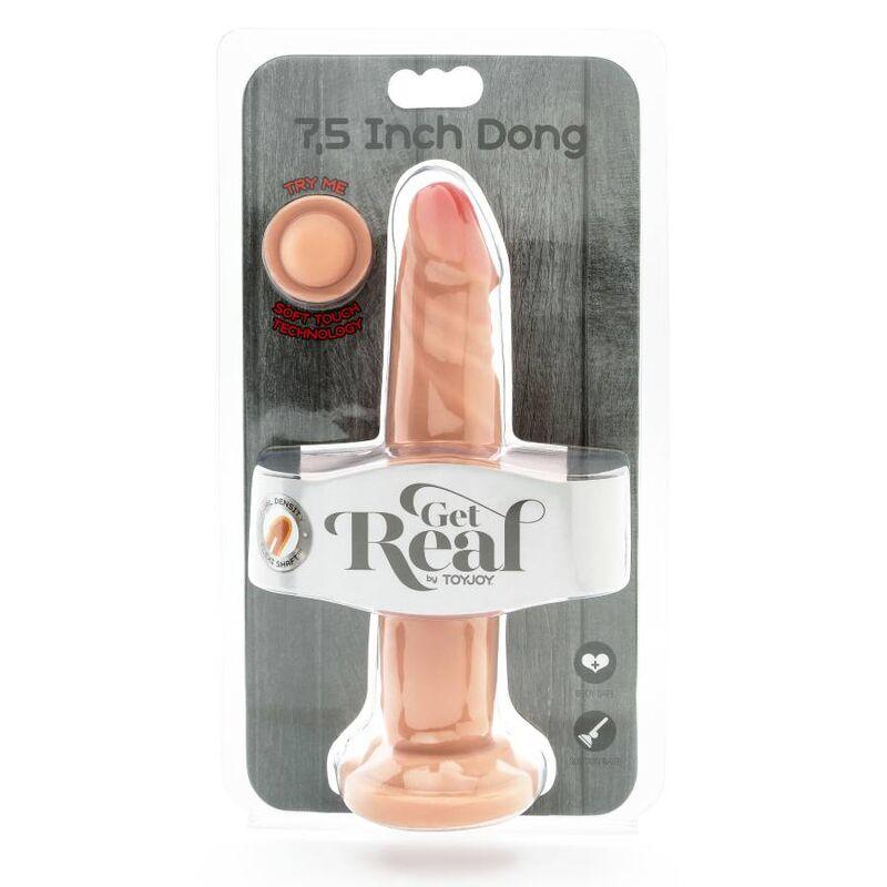 get real dong a doppia densit 19 cm pelle