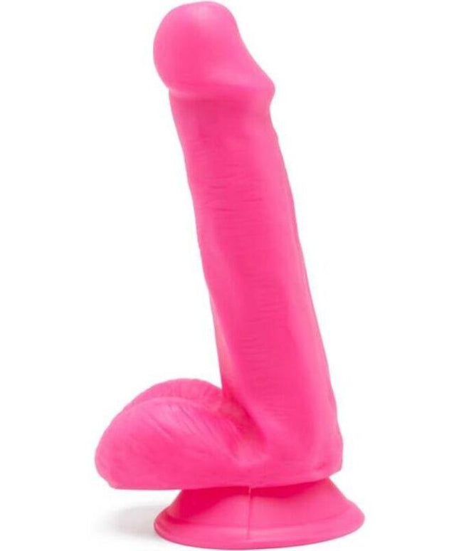 get real happy dicks dildo 12 cm sfere rosa