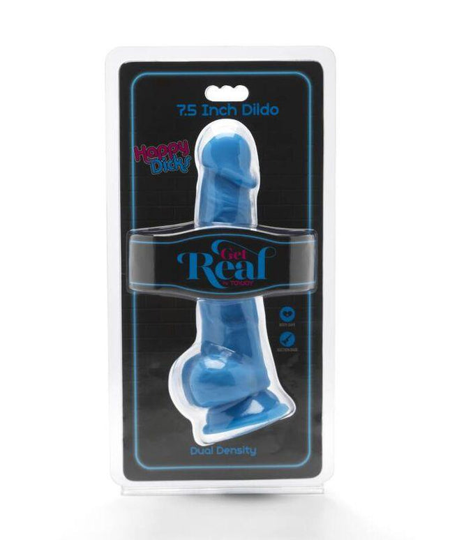 get real happy dicks 19 cm con sfere blu