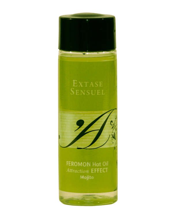 EXTASE SENSUAL - OLIO DA MASSAGGIO EFFETTO CALORE AI FEROMONI DEL MOJITO 100 ML - Only Vibes