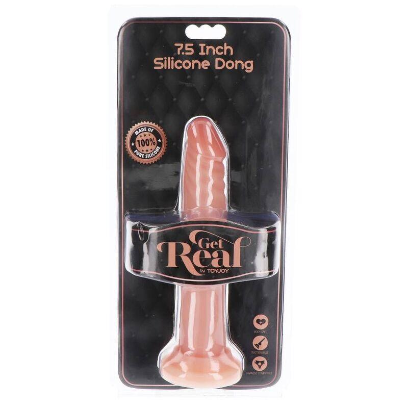 get real dong in silicone 19 cm pelle