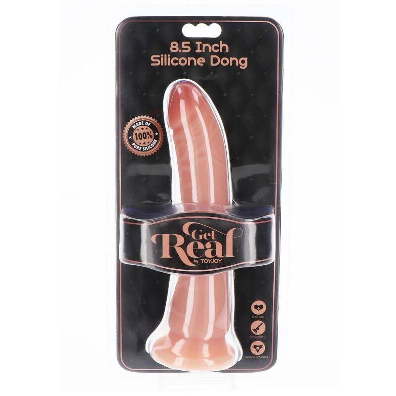 get real dong in silicone 21 cm pelle