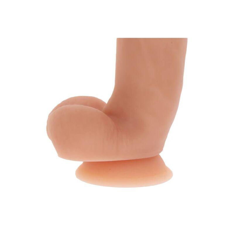 get real dildo in silicone 18 cm con palle in pelle