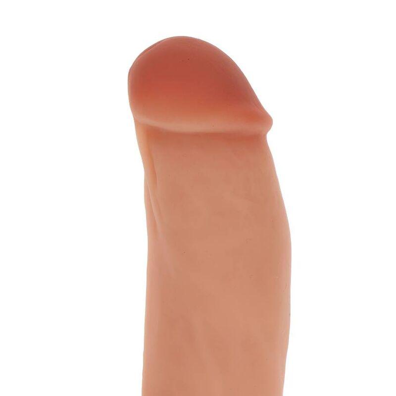 get real dildo in silicone 18 cm con palle in pelle