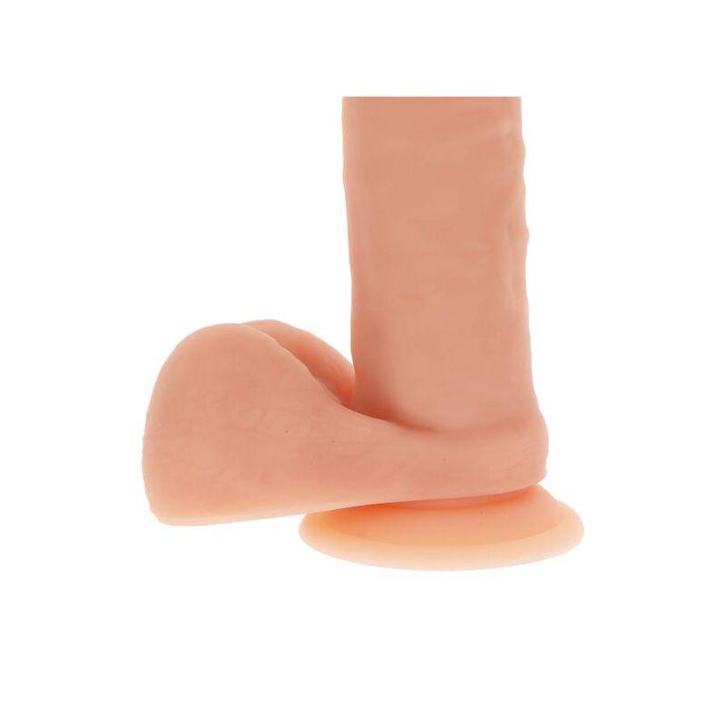 get real dildo in silicone 20 5 cm con palle in pelle