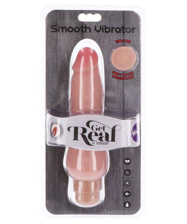 get real pelle vibrante liscia a doppia densit