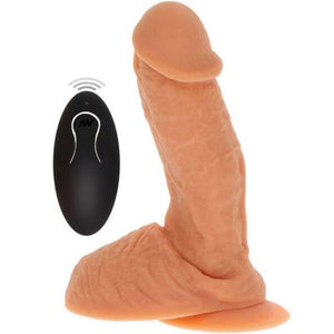 get real pelle vibrante per dildo in silicone