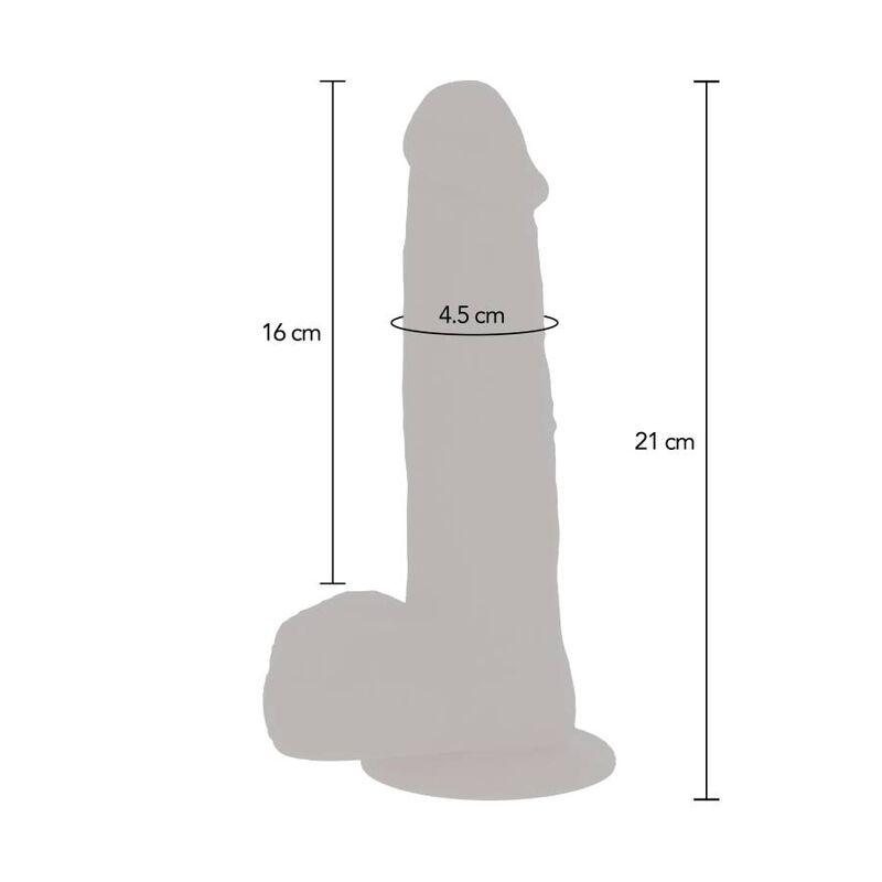 get real pelle dildo vibrante con perline rotanti