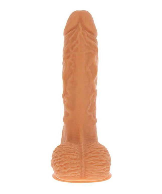 get real pelle per dildo vibrante rotante su e gi
