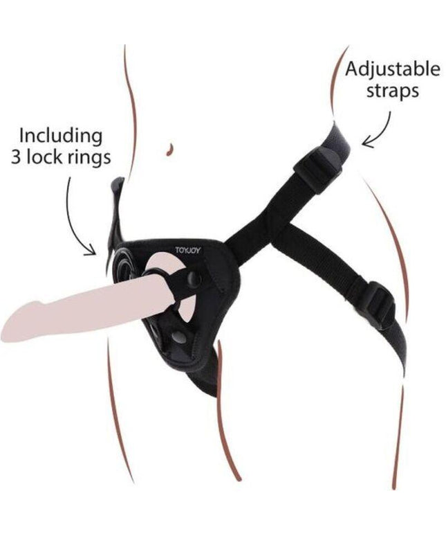 get real imbragatura con cinturino nera