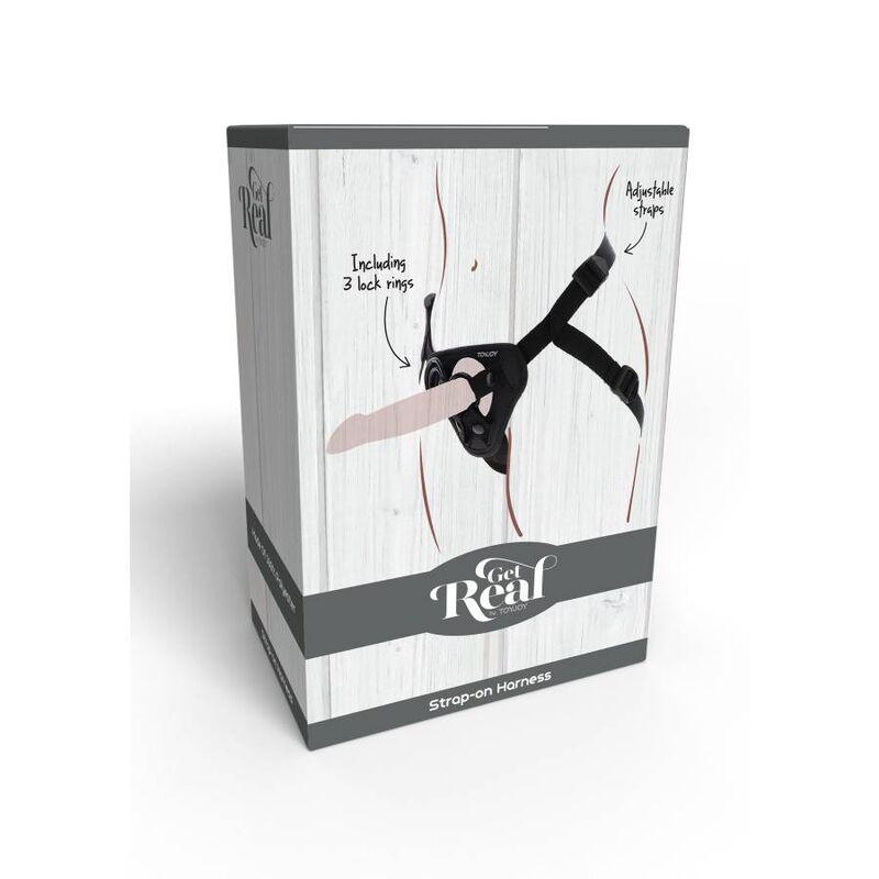 get real imbragatura con cinturino nera