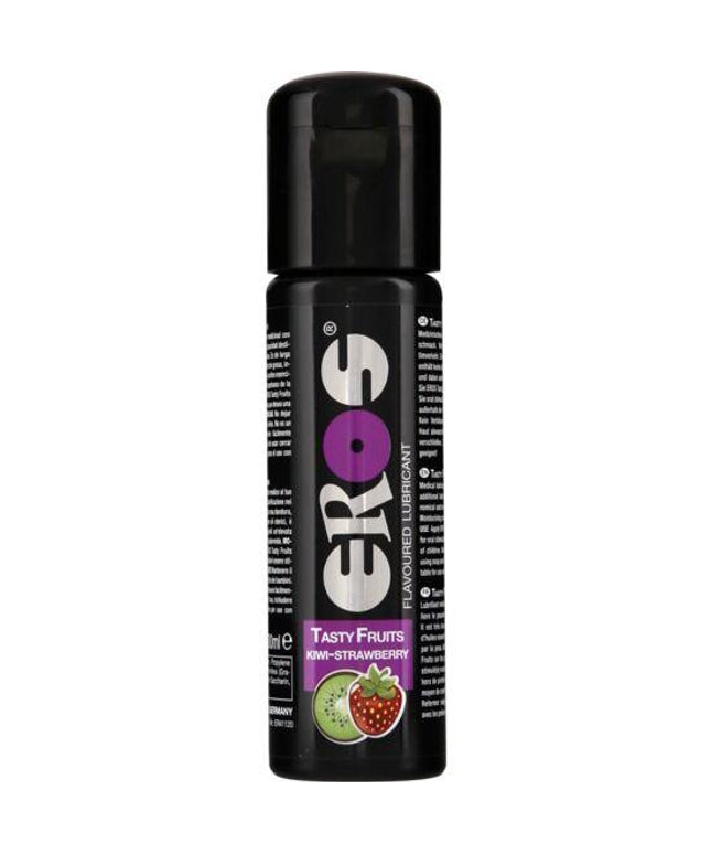 EROS - LUBRIFICANTE GUSTO FRUTTA FRAGOLA E KIWI 100 ML - Only Vibes