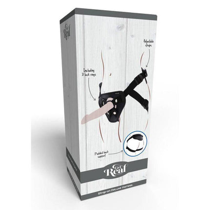 get real imbracatura deluxe con cinturino nero