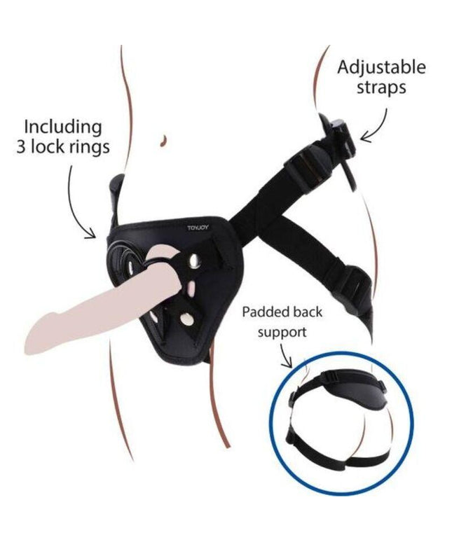 get real imbracatura deluxe con cinturino nero