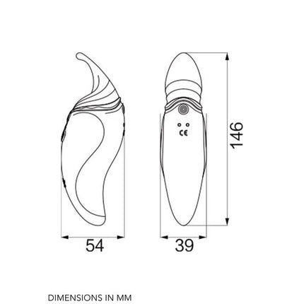 zalo hero pulse wave massager red