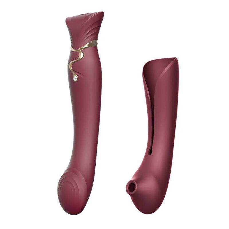 zalo set queen pulse wave clit stim rosso