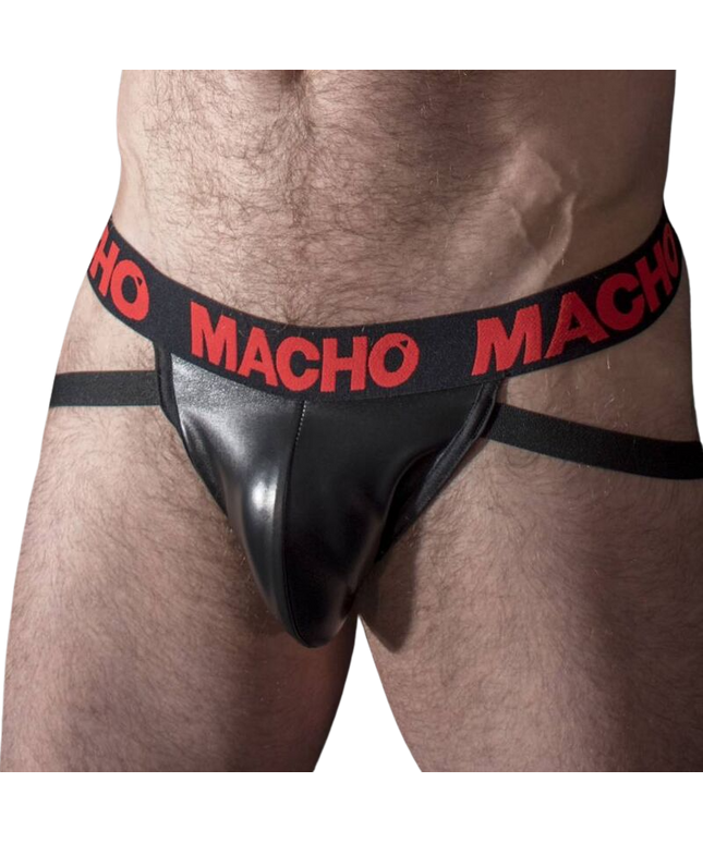 MACHO - MX25RC JOCK ROSSO PELLE S