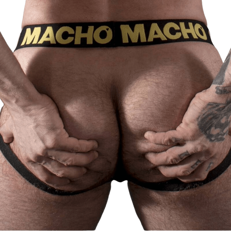 macho mx25ac jock giallo pelle s