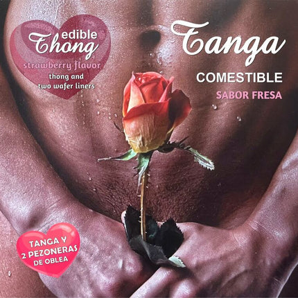 HOTFLOWERS - PERIZOMA UOMO+ 2 CAPEZZE IN WAFER ALLA FRAGOLA /es/pt/en/fr/it/