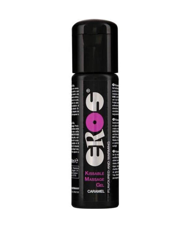 EROS - OLIO DA MASSAGGIO EFFETTO CALORE KISSABLE CARAMEL 100 ML - Only Vibes