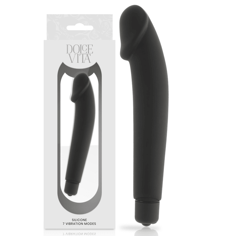 dolce vita realistic black silicone