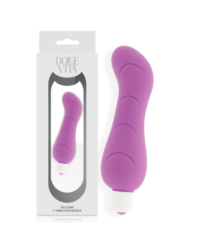 dolce vita g spot purple silicone