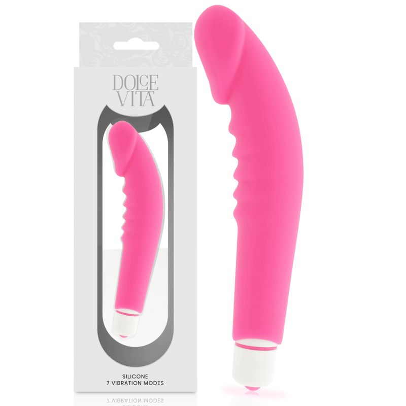 dolce vita realistic pleasure pink silicone