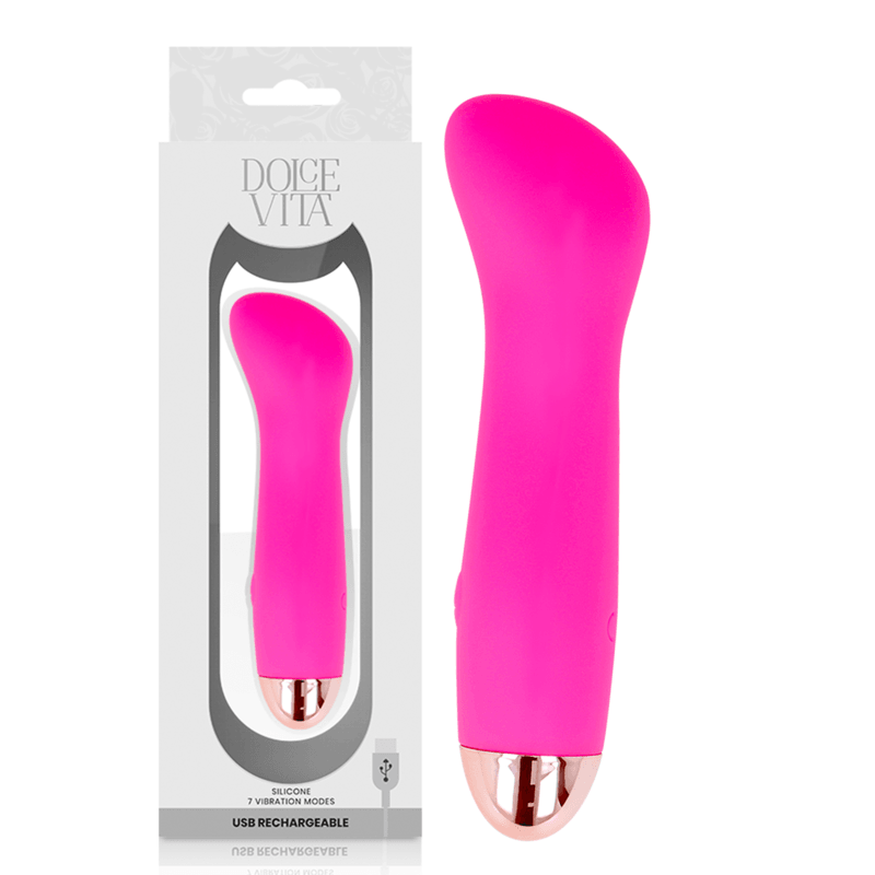 dolce vita vibratore ricaricabile one rosa 7 velocita