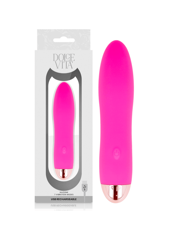 dolce vita vibratore ricaricabile quattro rosa 7 velocita