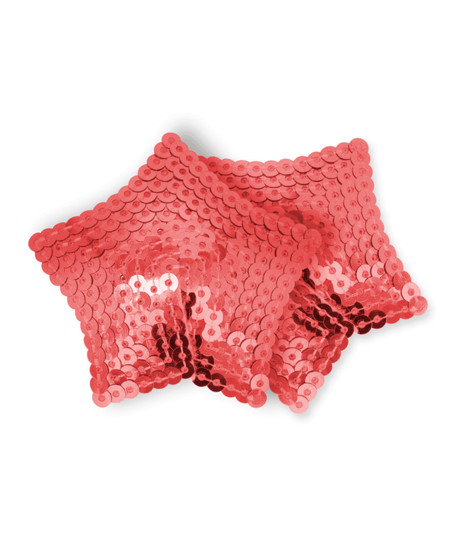 ohmama fetish copri capezzoli a stella con paillettes rosse